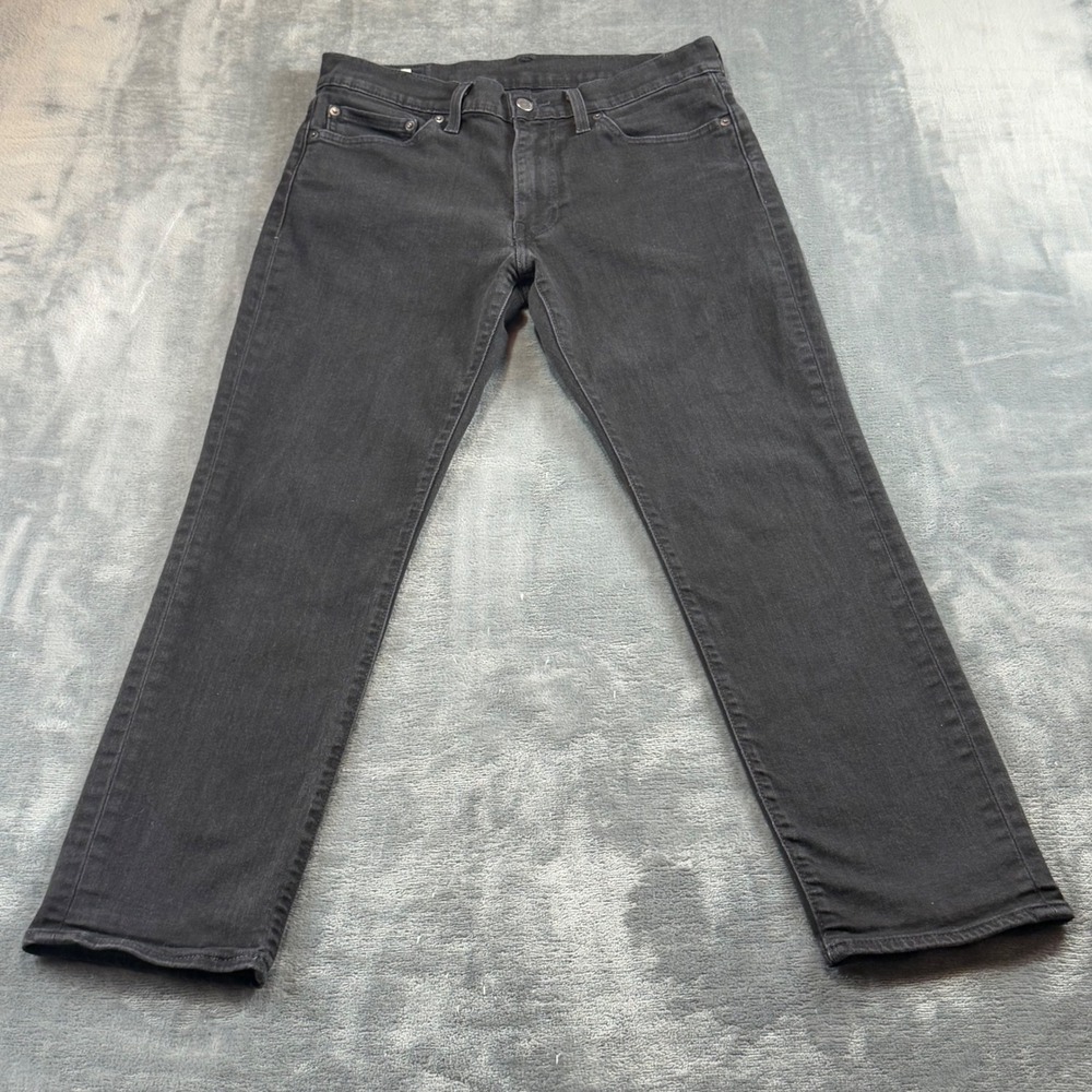 Levis Premium 511 Slim Fit Jeans Mens 32x28 Black Stretch Denim 04511-2089